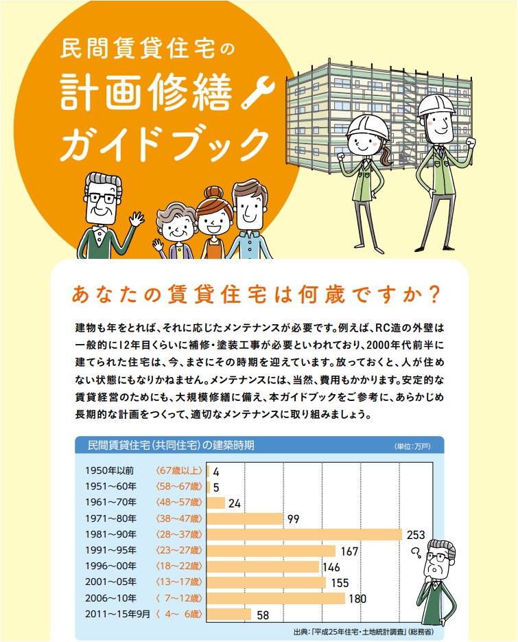 オーナー様110番　建 物 無 料 診 断　計画修繕ガイドブック追加しました。